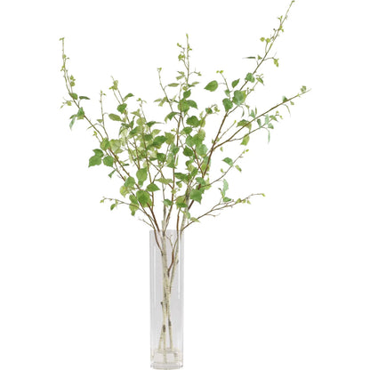 Nigra Birch Vase Centerpiece by Uttermost in clear. Made from polyester, plastic, glass in a transitional style.