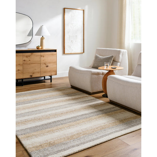 Bournemouth Rug - 530992 by Livabliss in light silver, ash, warm grey, silver, metallic - silver. Made from wool in a unique style.
