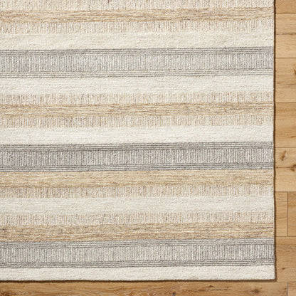 Bournemouth Rug - 530992 by Livabliss in light silver, ash, warm grey, silver, metallic - silver. Made from wool in a unique style.