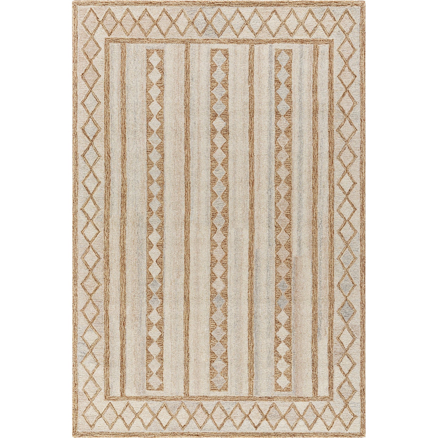 001 SI-2168060,SI-2168061,SI-2168062 | Primary Silo | Bournemouth Rug - 531032 by Livabliss in ash, prairie dust, khaki, pearl. Made from wool in a unique style.