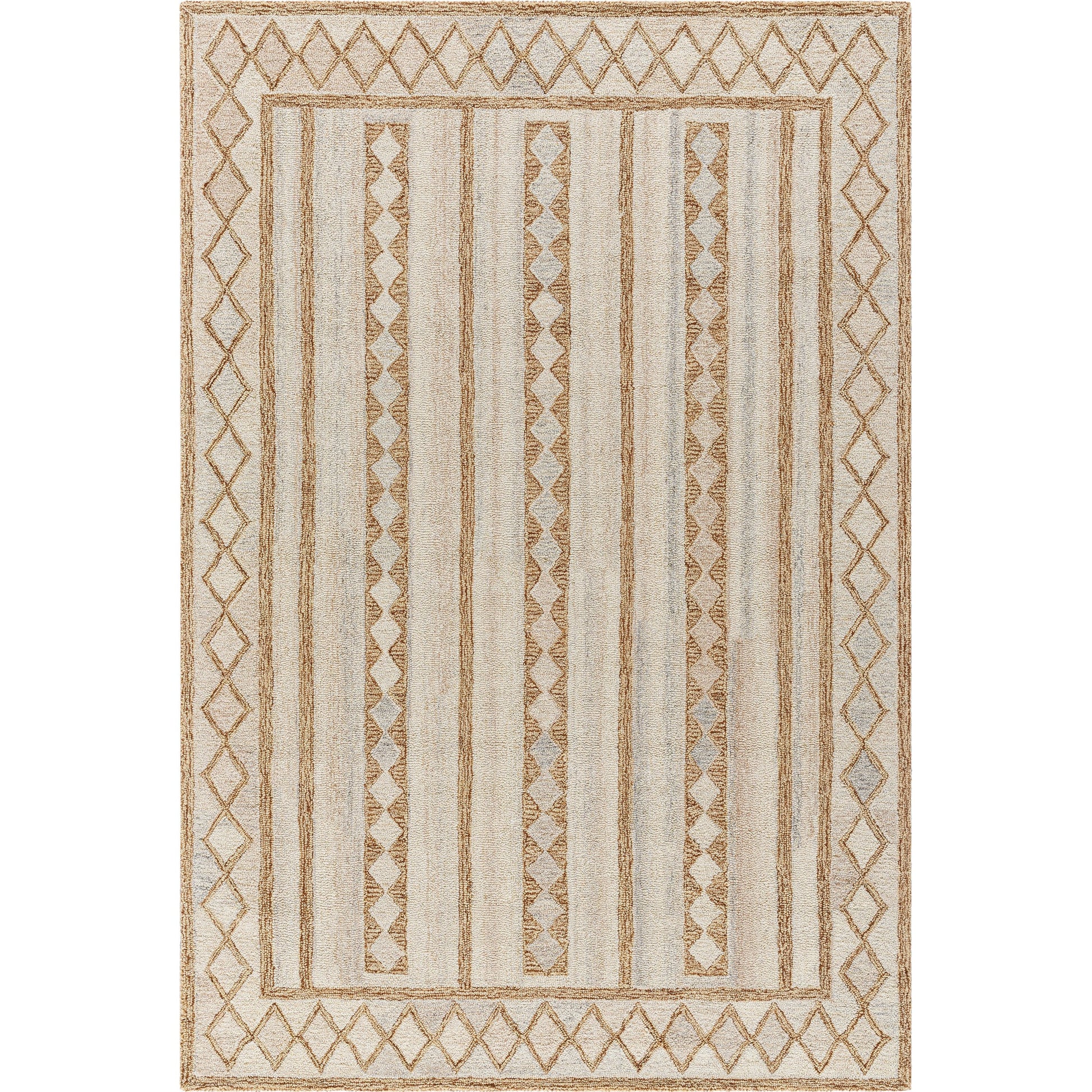 Bournemouth Rug - 531032 by Livabliss in ash, prairie dust, khaki, pearl. Made from wool in a unique style.