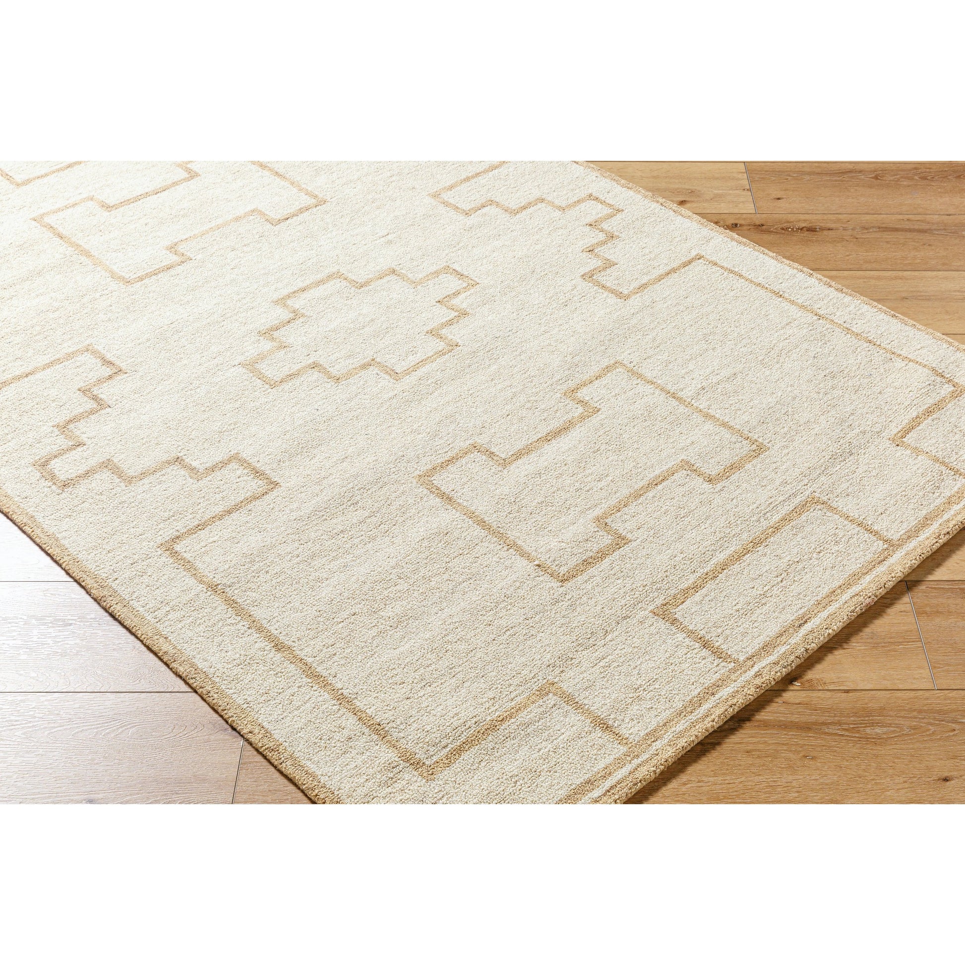 Bournemouth BOT-2307 Rug by Livabliss in ivory, sandstone, beige. Made from wool in a unique style.