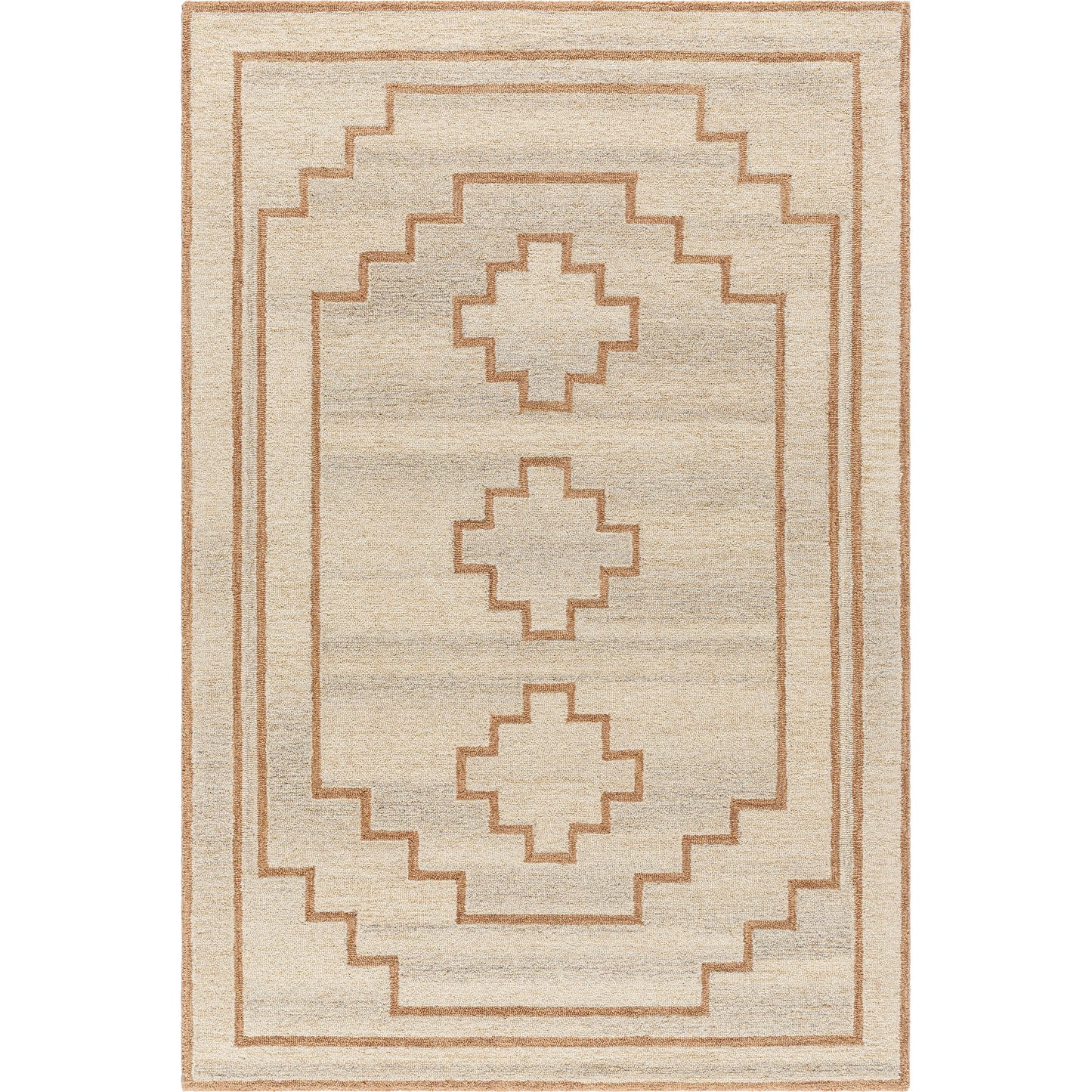 001 SI-2168069,SI-2168070,SI-2168071 | Primary Silo | Bournemouth Rug - 531056 by Livabliss in ash, prairie dust, khaki, pearl. Made from wool in a unique style.