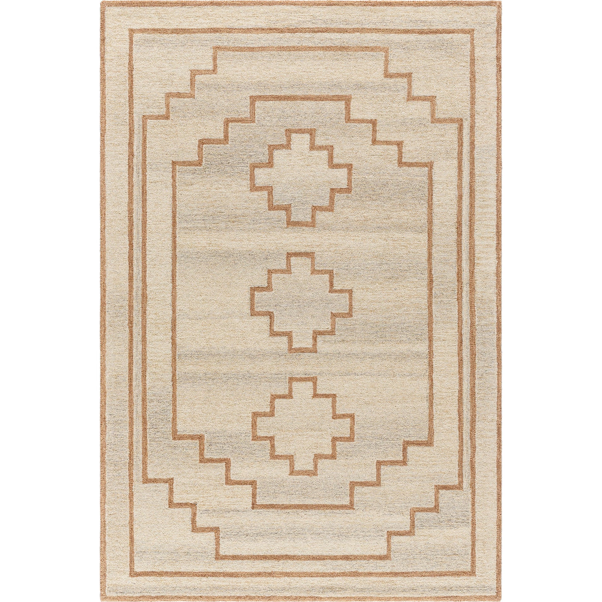 Bournemouth Rug - 531056 by Livabliss in ash, prairie dust, khaki, pearl. Made from wool in a unique style.