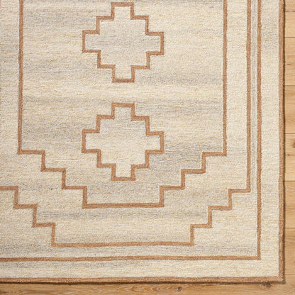 Bournemouth Rug - 531056 by Livabliss in ash, prairie dust, khaki, pearl. Made from wool in a unique style.