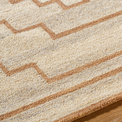 Bournemouth Rug - 531056 by Livabliss in ash, prairie dust, khaki, pearl. Made from wool in a unique style.