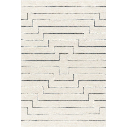 Bournemouth Rug - 531064 by Livabliss in off-white. Made from wool in a unique style.