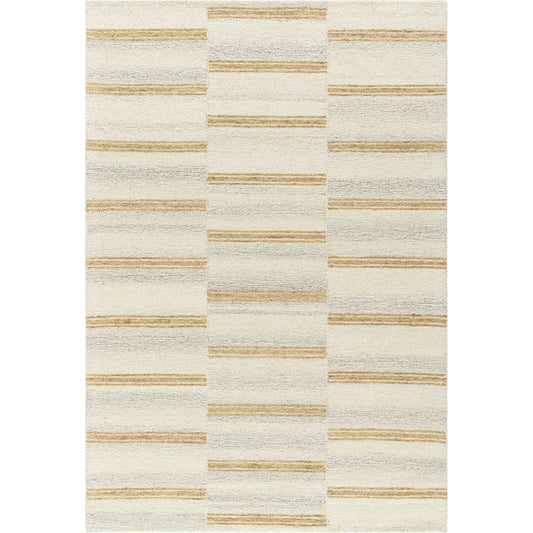 Bournemouth Rug - 531072 by Livabliss in pearl, ash, prairie dust. Made from wool in a unique style.