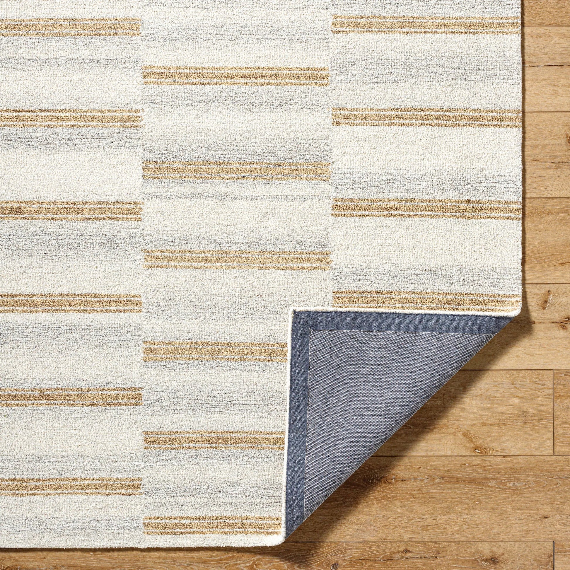 Bournemouth Rug - 531072 by Livabliss in pearl, ash, prairie dust. Made from wool in a unique style.