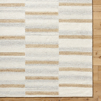 Bournemouth Rug - 531072 by Livabliss in pearl, ash, prairie dust. Made from wool in a unique style.