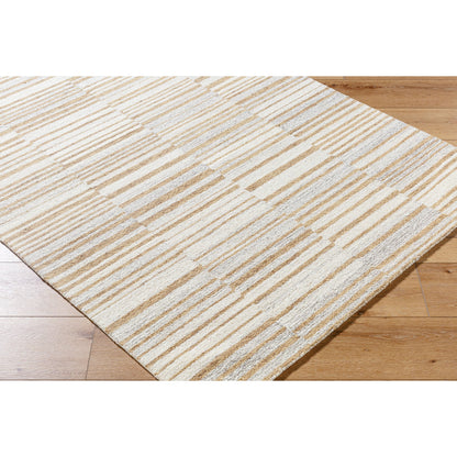 Bournemouth Rug - 531096 by Livabliss in pearl, natural, off-white, ash, prairie dust. Made from wool in a unique style.
