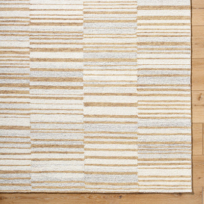 Bournemouth Rug - 531096 by Livabliss in pearl, natural, off-white, ash, prairie dust. Made from wool in a unique style.
