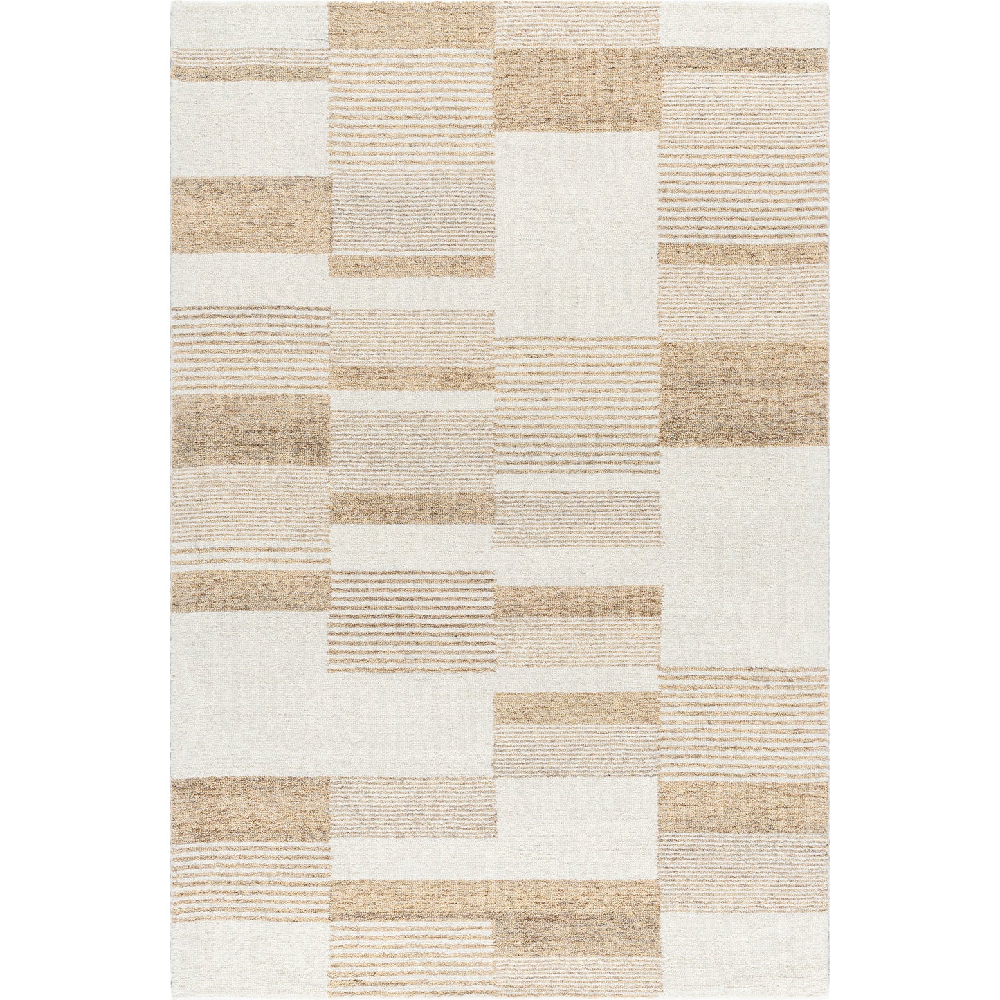 001 SI-2168084,SI-2168085,SI-2168086 | Primary Silo | Bournemouth Rug - 531104 by Livabliss in pearl, off-white, ash, warm grey. Made from wool in a unique style.