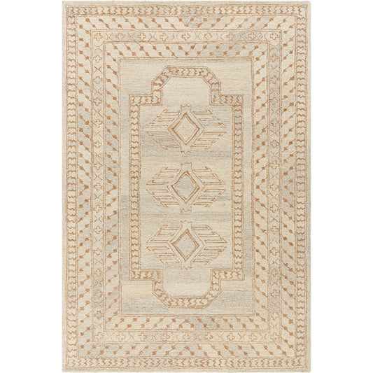 Bournemouth Rug - 531120 by Livabliss in natural, pearl, khaki, prairie dust. Made from wool in a unique style.