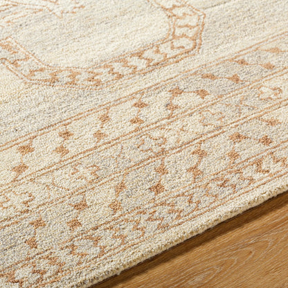 Bournemouth Rug - 531120 by Livabliss in natural, pearl, khaki, prairie dust. Made from wool in a unique style.