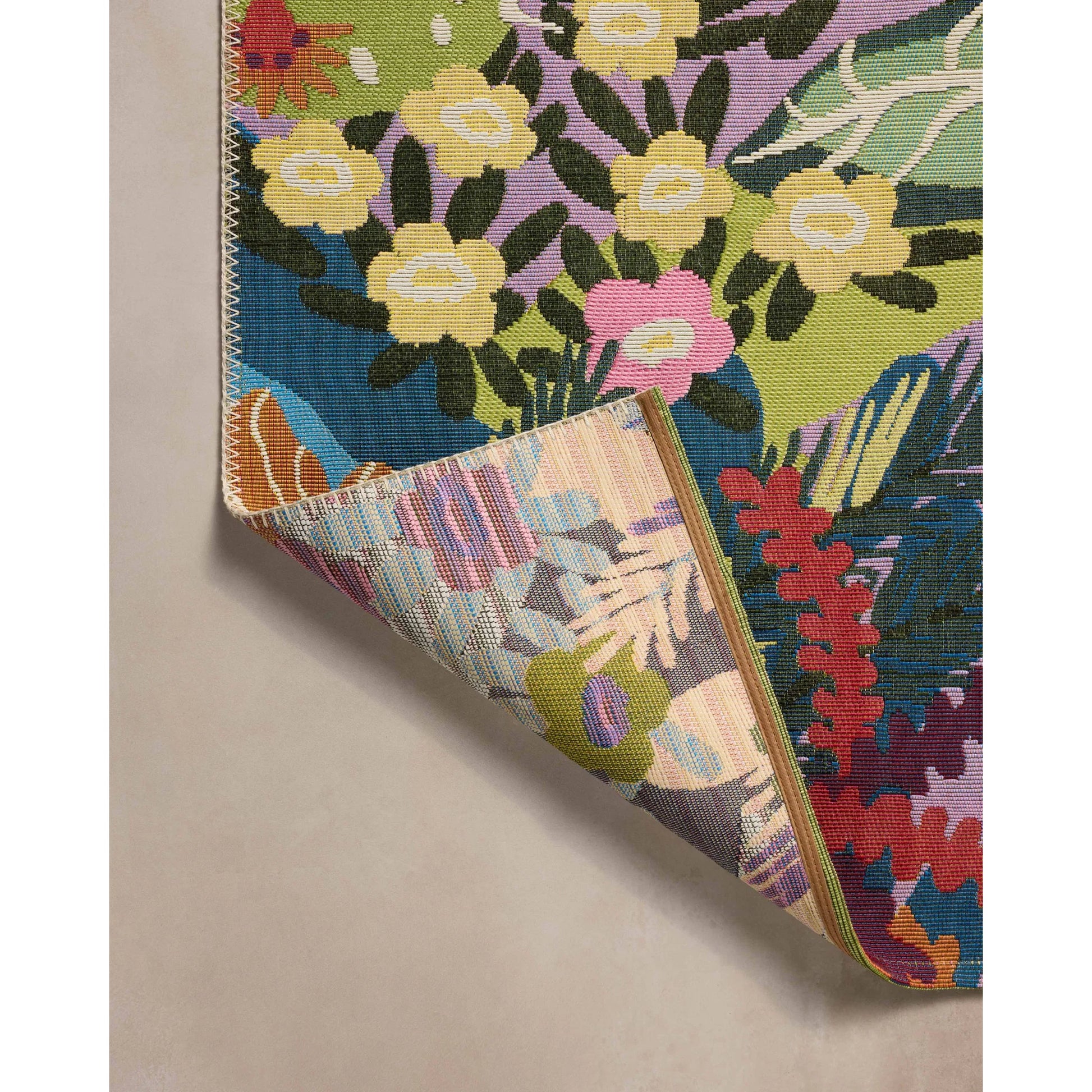 Botanical BOT-05 Indoor/Outdoor Rug by Loloi in multi. Made from polypropylene, polyester in a unique style.