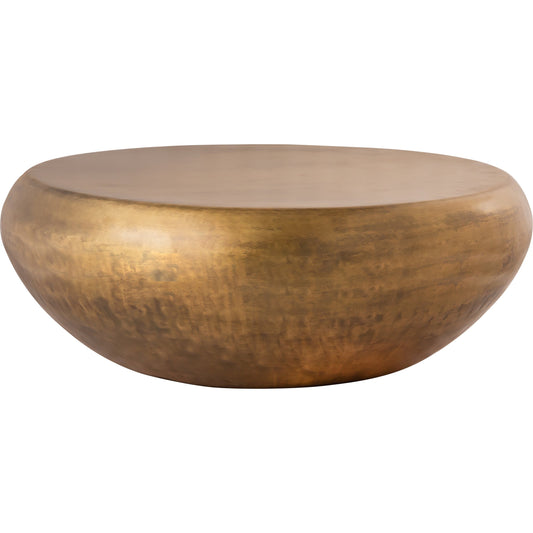 Helios Coffee Table by Pasargad Home in brass. Made from iron in a eclectic & global style.