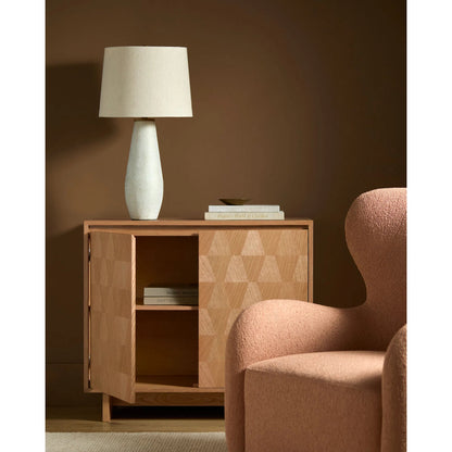 Ventana Cabinet by Becki Owens x Livabliss in natural, polished. Made from oak, plywood in a transitional style.