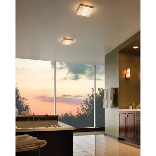 Cosmo Wall by Tech Lighting in satin nickel. Made from metal in a modern style.