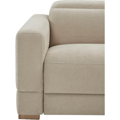 Lloyd Sectional by Becki Owens x Surya in beige. Made from polyester, plywood, foam in a transitional style.