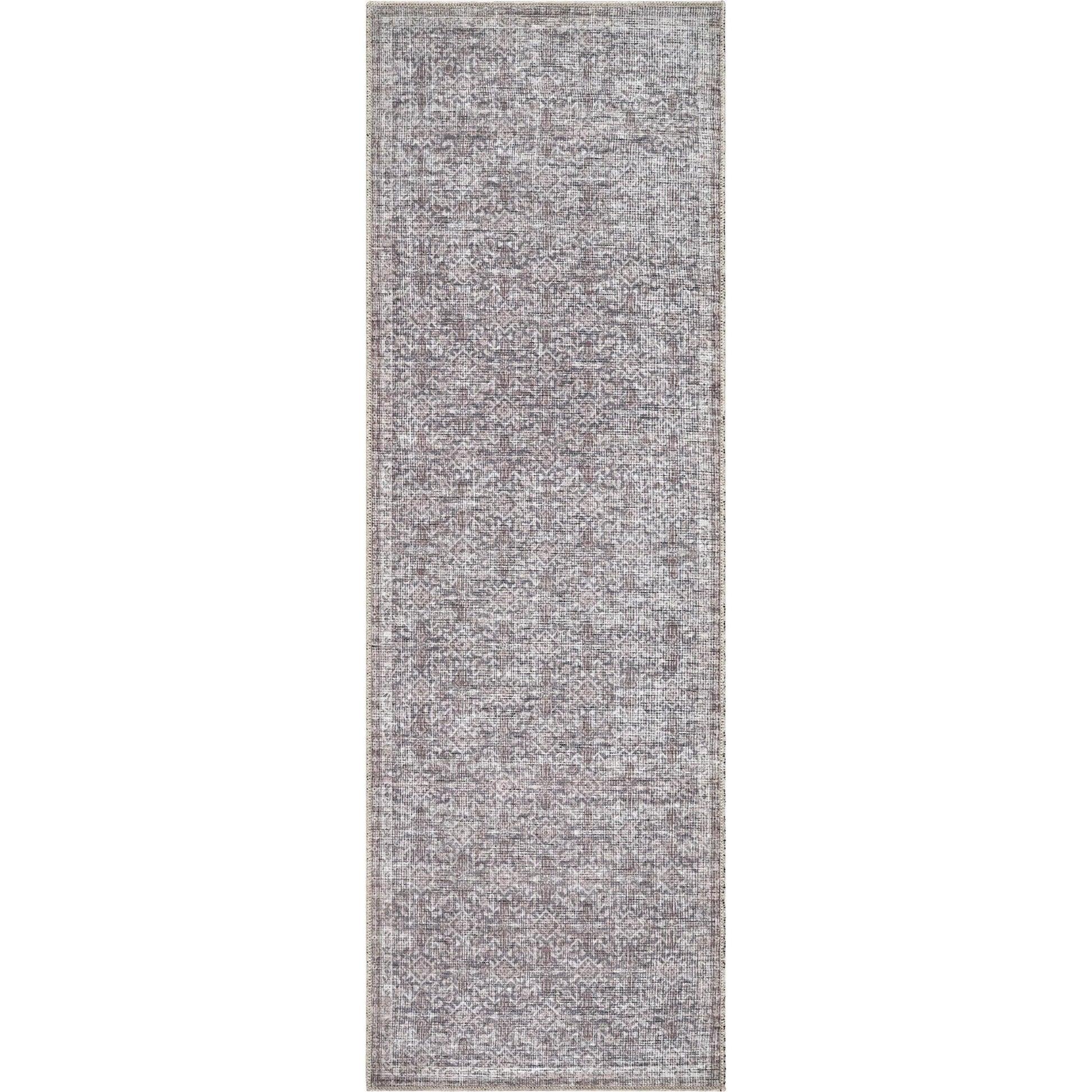 Zafira BOZF-2302 Rug by Becki Owens x Livabliss in taupe, ivory, slate gray.. Made from polyester in a unique style.