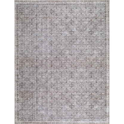 Zafira BOZF-2302 Rug by Becki Owens x Livabliss in taupe, ivory, slate gray.. Made from polyester in a unique style.