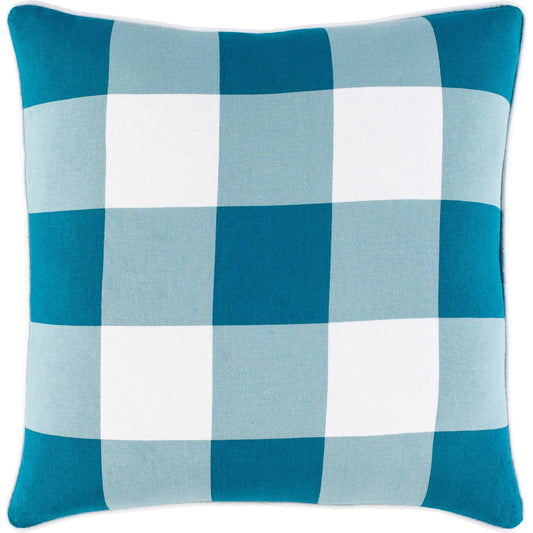 Buffalo Plaid Pillow - 22809 by Surya. Made from 100% cotton in a traditional style.