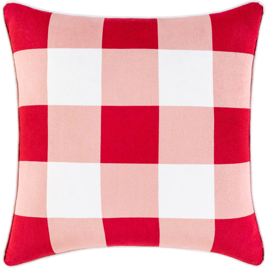 Buffalo Plaid Pillow - 22809 by Surya. Made from 100% cotton in a traditional style.