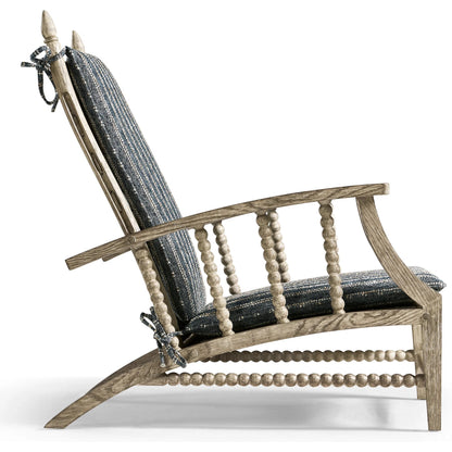 Whitby Lounge Chair by Jonathan Charles in grey and greyed oak. Made from oak, fabric, rope in a cottage & farmhouse style.