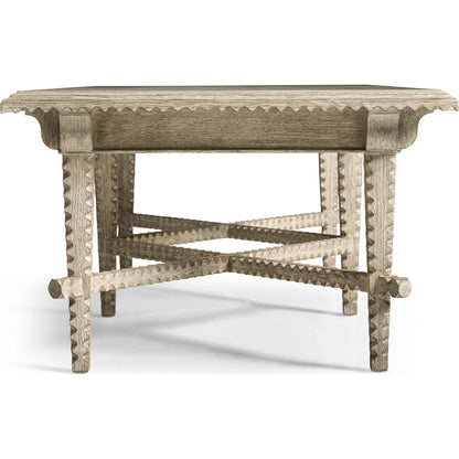 Stratford Coffee Table by Jonathan Charles in grey and greyed oak. Made from oak, oak veneer in a transitional style.