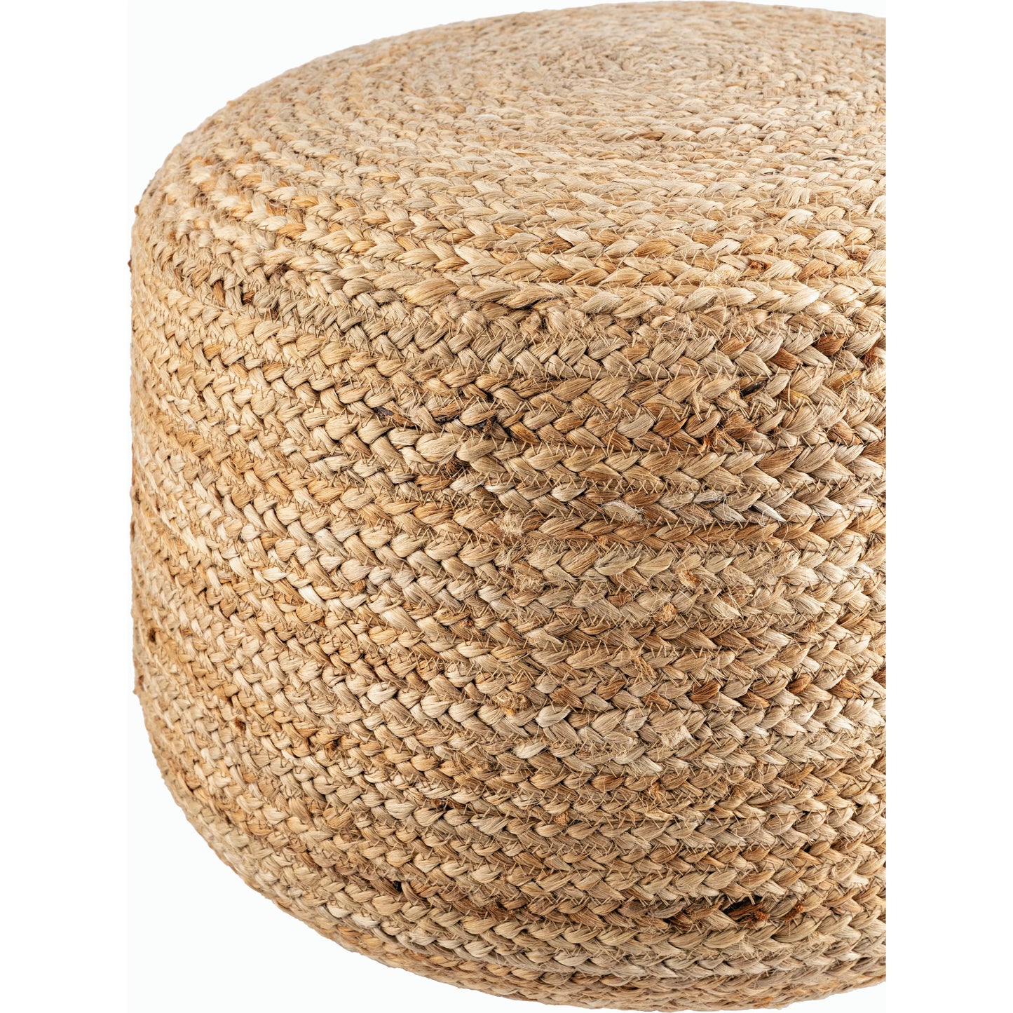 003 SI-2098402 | Closeup | Budapest Pouf - 487867 by Livabliss. Made from jute, polybeads in a cottage & farmhouse style.