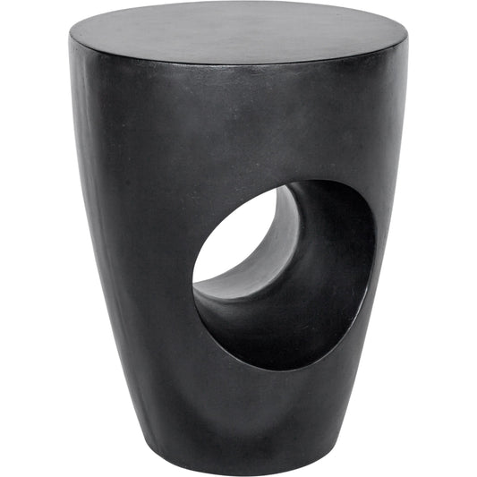 Aylard Outdoor Stool by Moe's Home Collection in water based acrylic. Made from fiber reinforced natural concrete in a modern style.