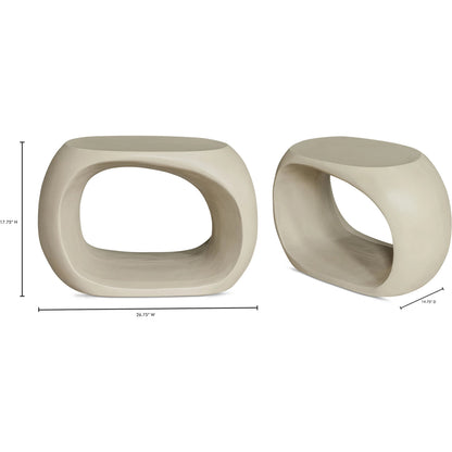 Albers Outdoor Stool by Moe's Home Collection. Made from fiber reinforced natural concrete in a eclectic & global style.