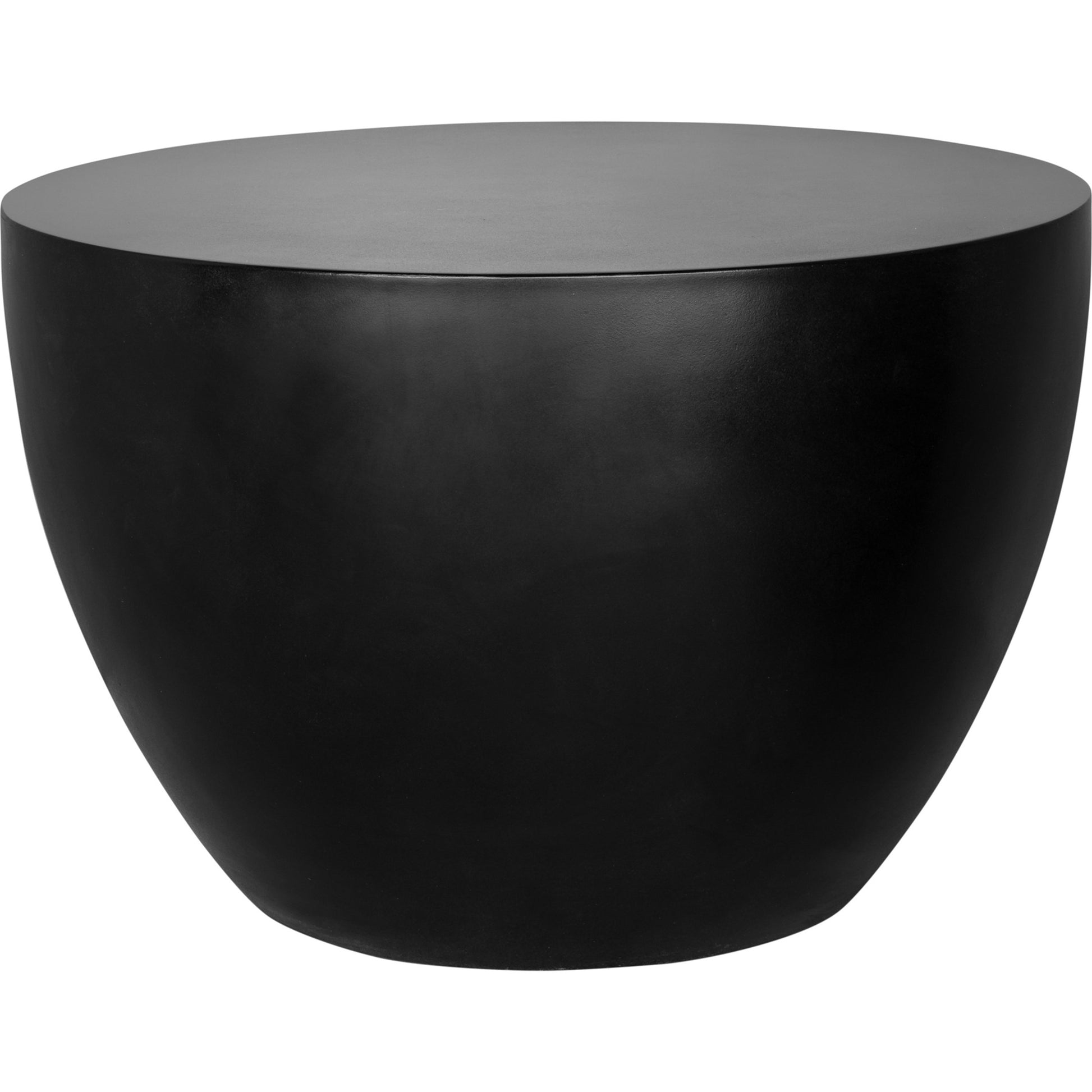 Insitu Side Table by Moe's Home Collection in black. Made from fiber reinforced natural concrete in a unique style.