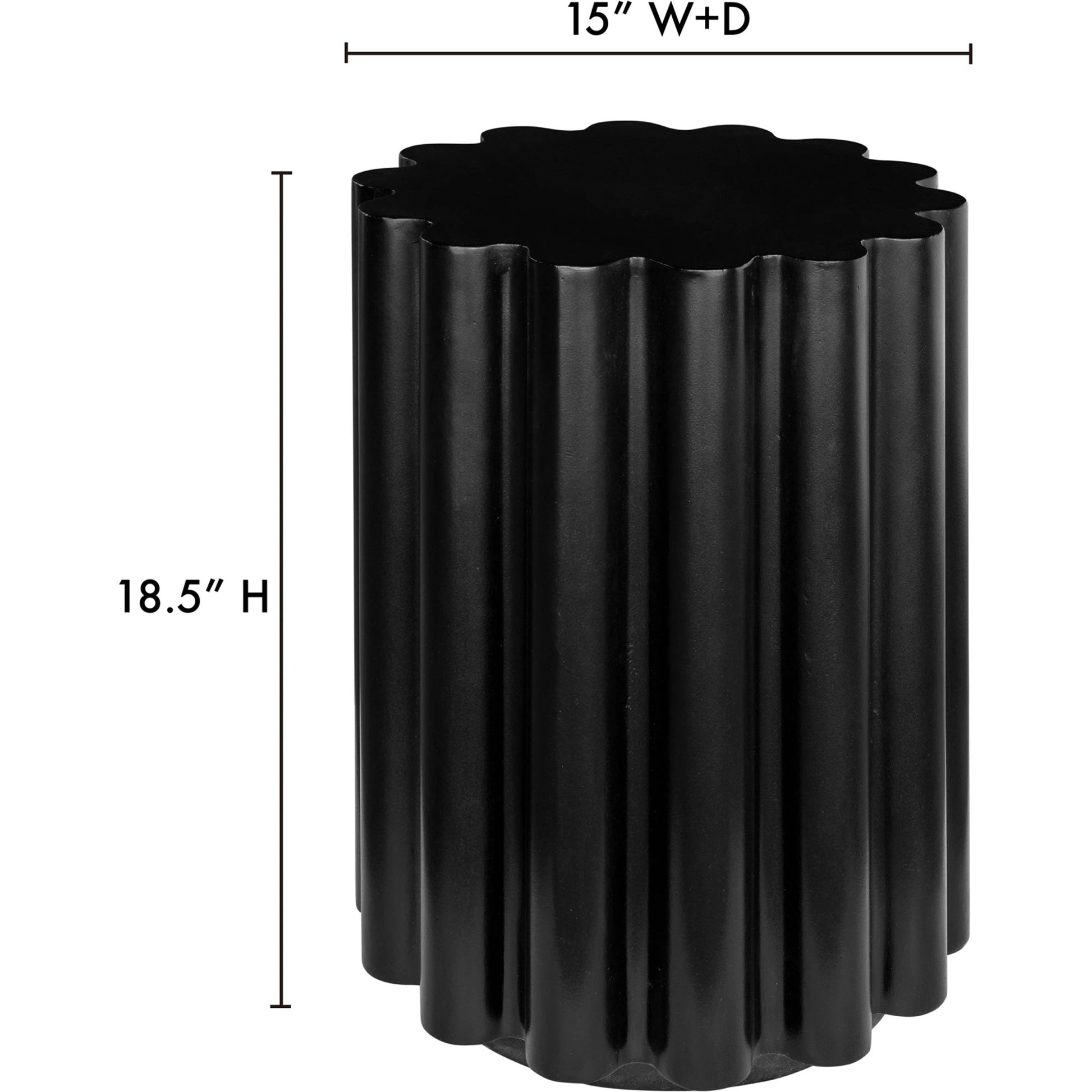 Taffy Accent Table by Moe's Home Collection. Made from fiber reinforced natural concrete in a transitional style.