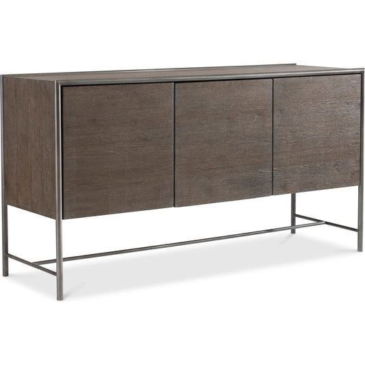 Outline Leg Buffet by Bernhardt in cassel. Made from wood, metal in a unique style.