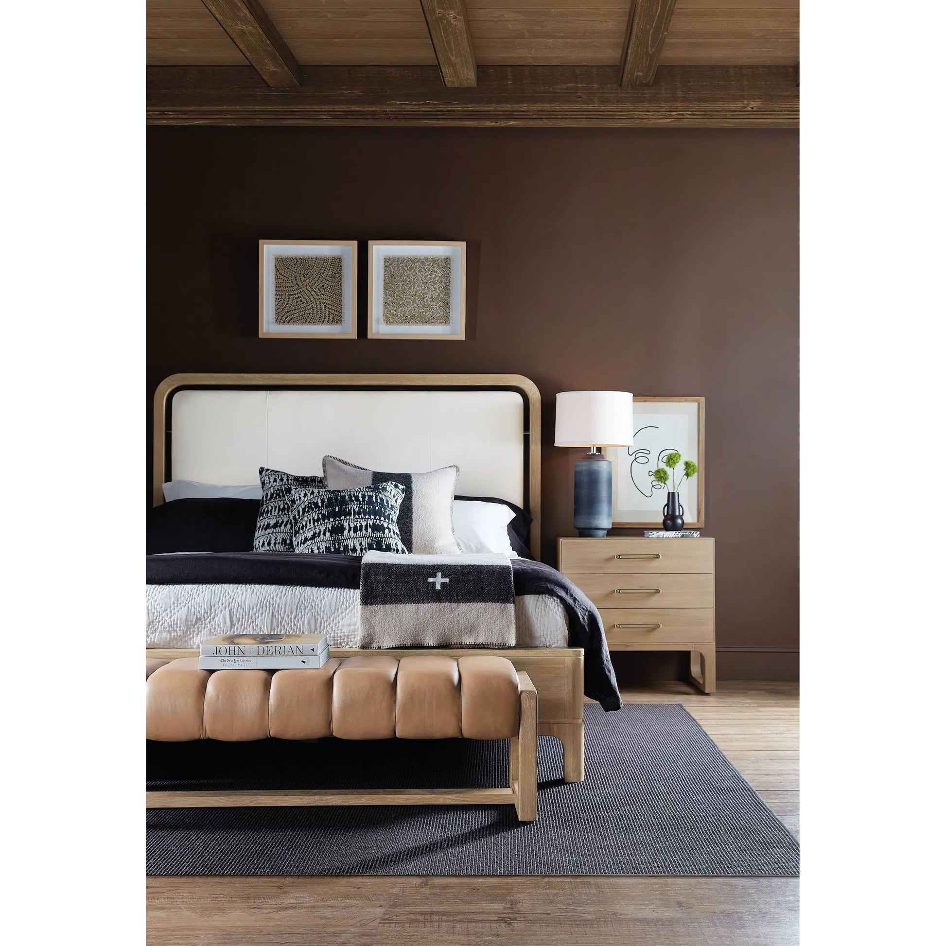 Banyon Bay California King Panel Bed by Hooker Furniture. Made from unique in a transitional style.