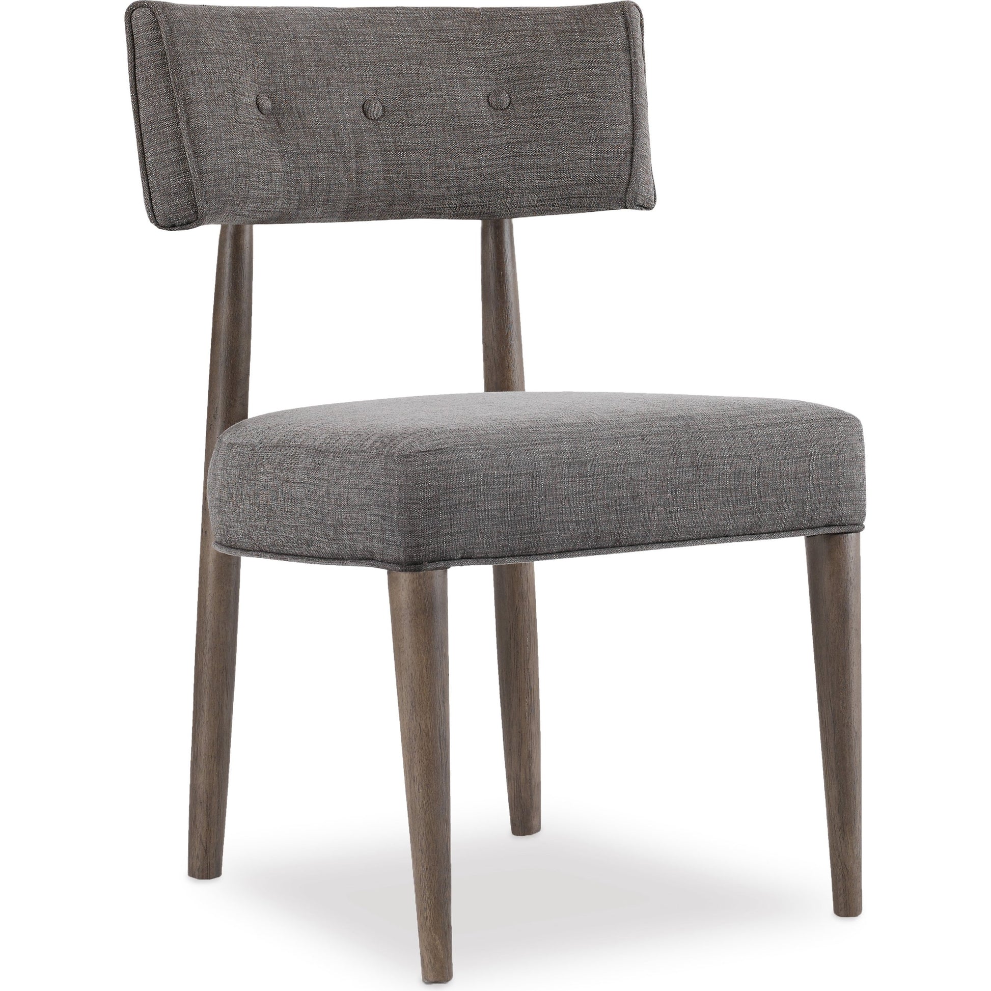 Curata Upholstered Chair by Hooker Furniture in grey and mountain modern, graphite. Made from fabric in a modern style.