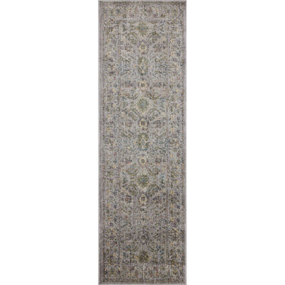 Bradbury BRU-04 Rug by Jean Stoffer x Loloi in grey, multi. Made from 68% polypropylene l 32% polyester pile in a unique style.