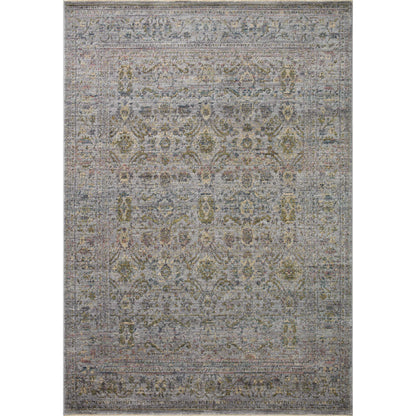 Bradbury BRU-04 Rug by Jean Stoffer x Loloi in grey, multi. Made from 68% polypropylene l 32% polyester pile in a unique style.