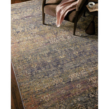 Bradbury BRU-05 Rug by Jean Stoffer x Loloi in ink, multi. Made from 86% polypropyle