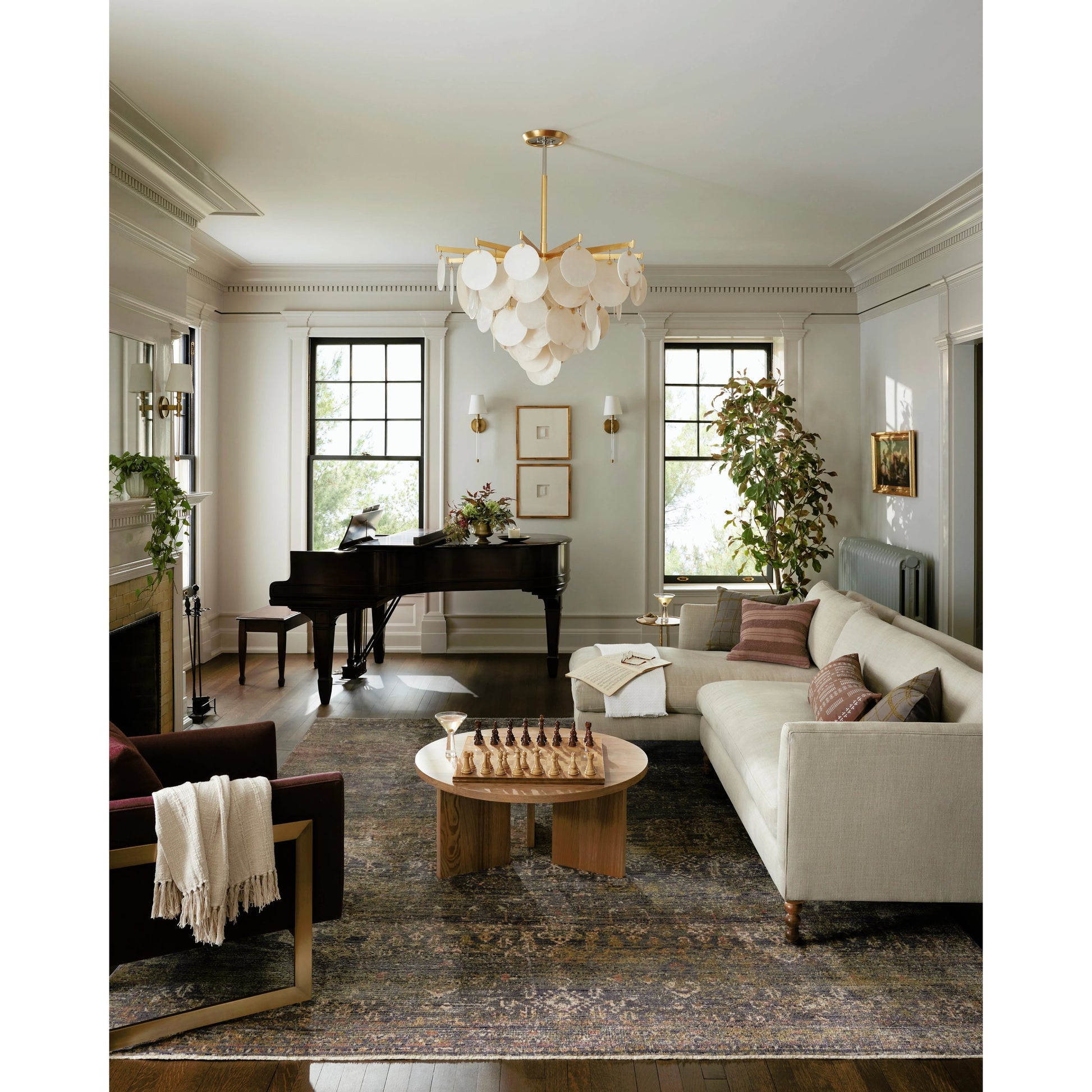 Bradbury BRU-05 Rug by Jean Stoffer x Loloi in ink, multi. Made from 86% polypropyle
