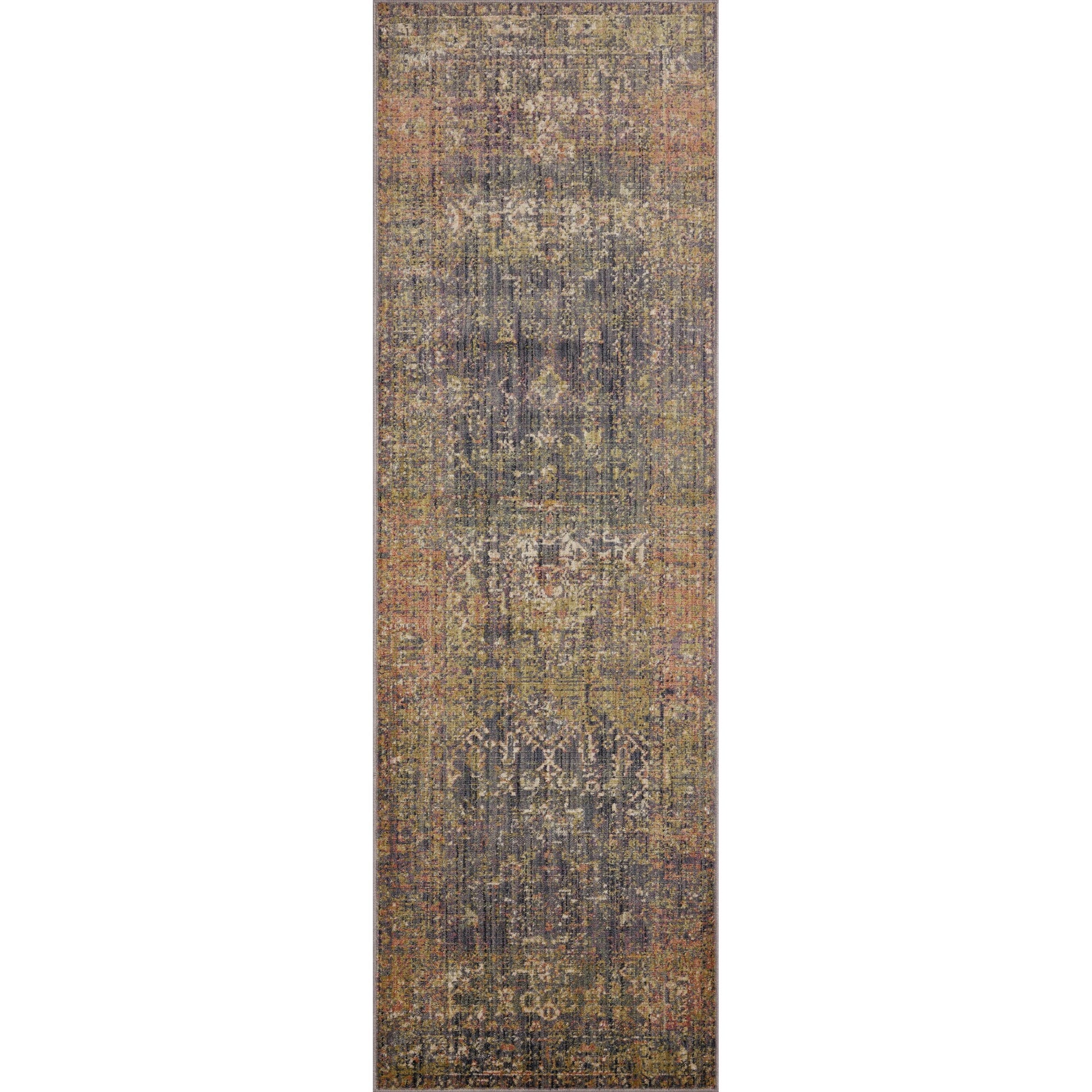 Bradbury BRU-05 Rug by Jean Stoffer x Loloi in ink, multi. Made from 86% polyp