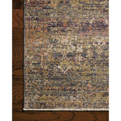 Bradbury BRU-05 Rug by Jean Stoffer x Loloi in ink, multi. Made from 86% polypropylene