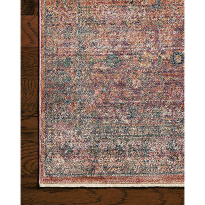 Bradbury BRU-06 Rug by Jean Stoffer x Loloi in sunset, multi. Made from 80% polypropyl