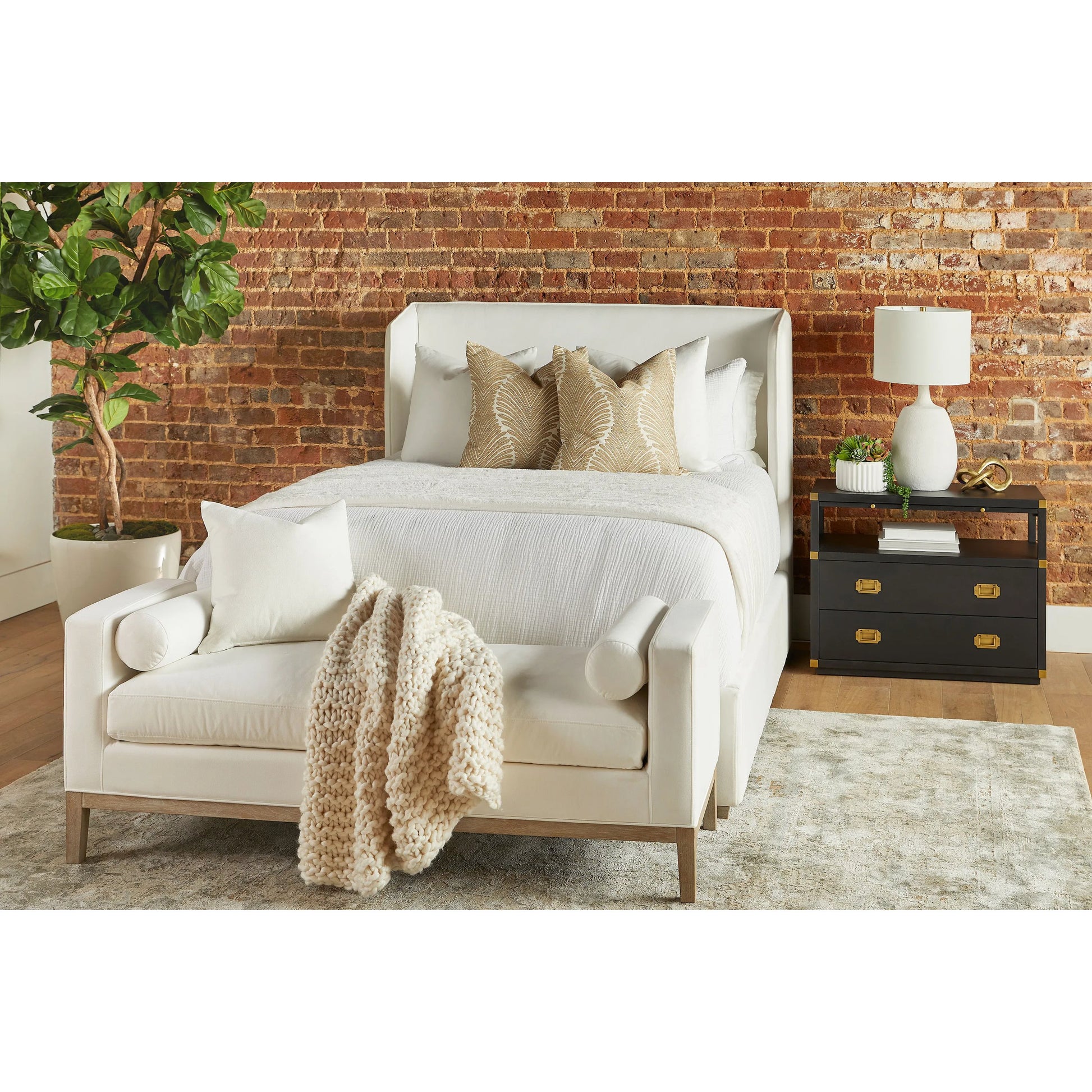 Bradley Nightstand by Essentials For Living. Made from unique in a transitional style.