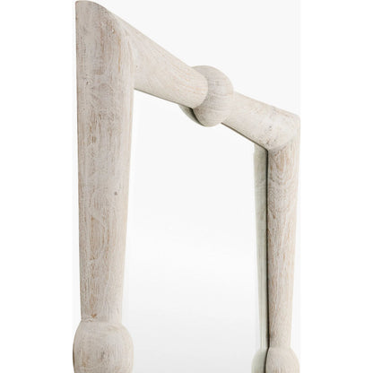 Branka Accent Mirror by Surya. Made from mango wood in a transitional style.