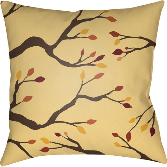 Branches Pillow - 30311 by Livabliss. Made from front: 100% polyester, back: 100% polyester in a modern style.