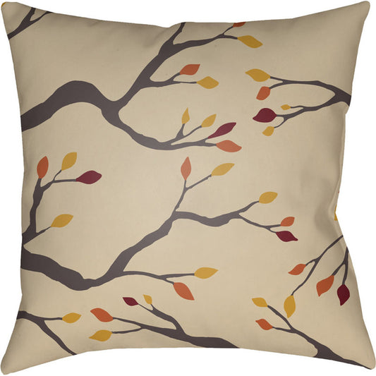 Branches Pillow - 30311 by Livabliss. Made from front: 100% polyester, back: 100% polyester in a modern style.