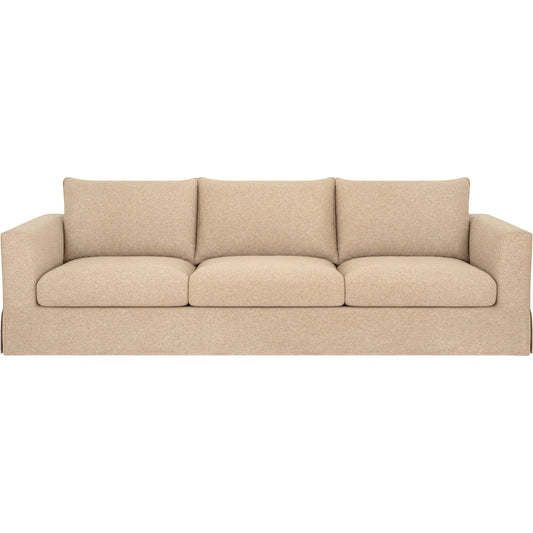 Braydee Sofa by Surya in brown. Made from polyester, rubber wood, polyurethane foam in a unique style.